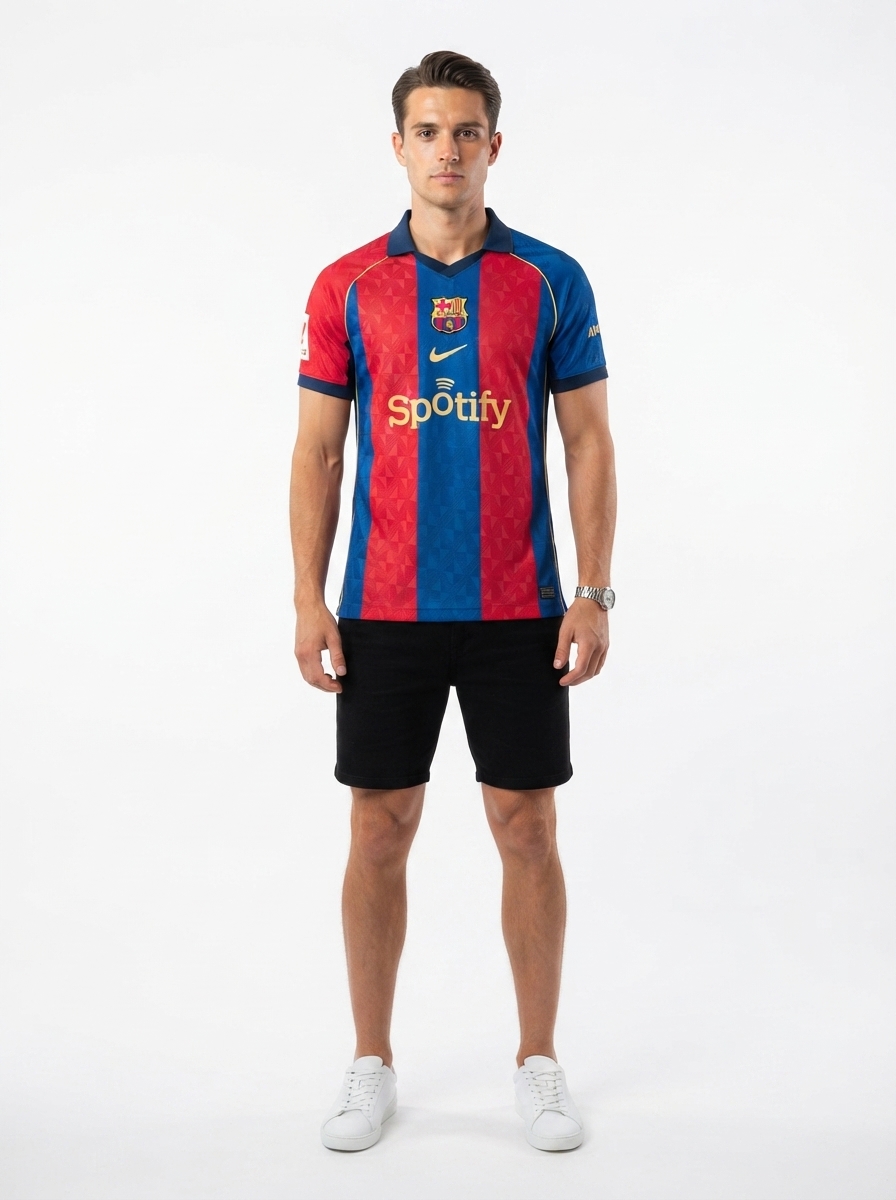 2026 Barcelona Vintage Style Jersey Player Version