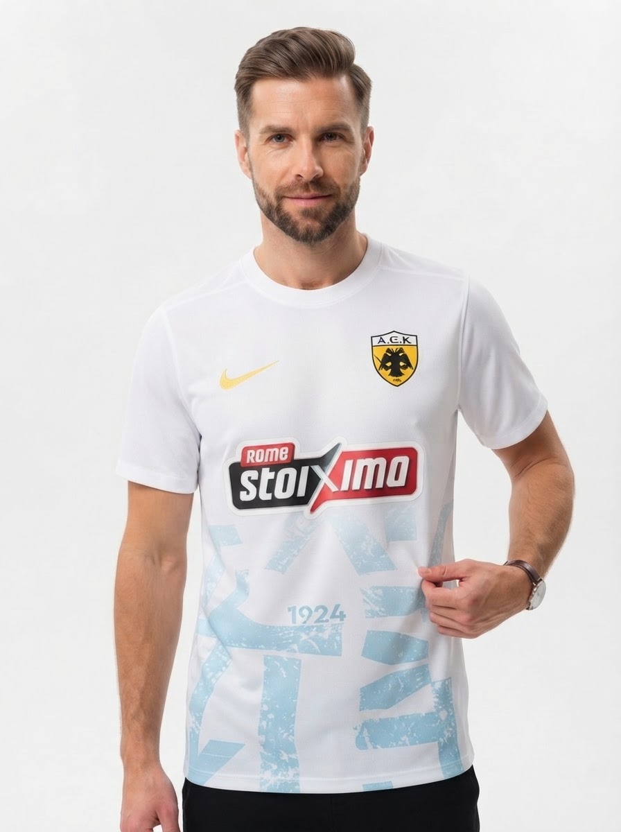 25/26 AEK Athens Second Away - Fan Version