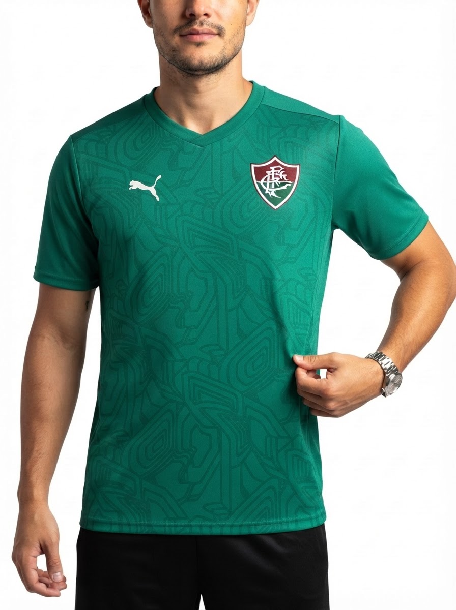 26/27 Fluminense Training Kit Green Jersey