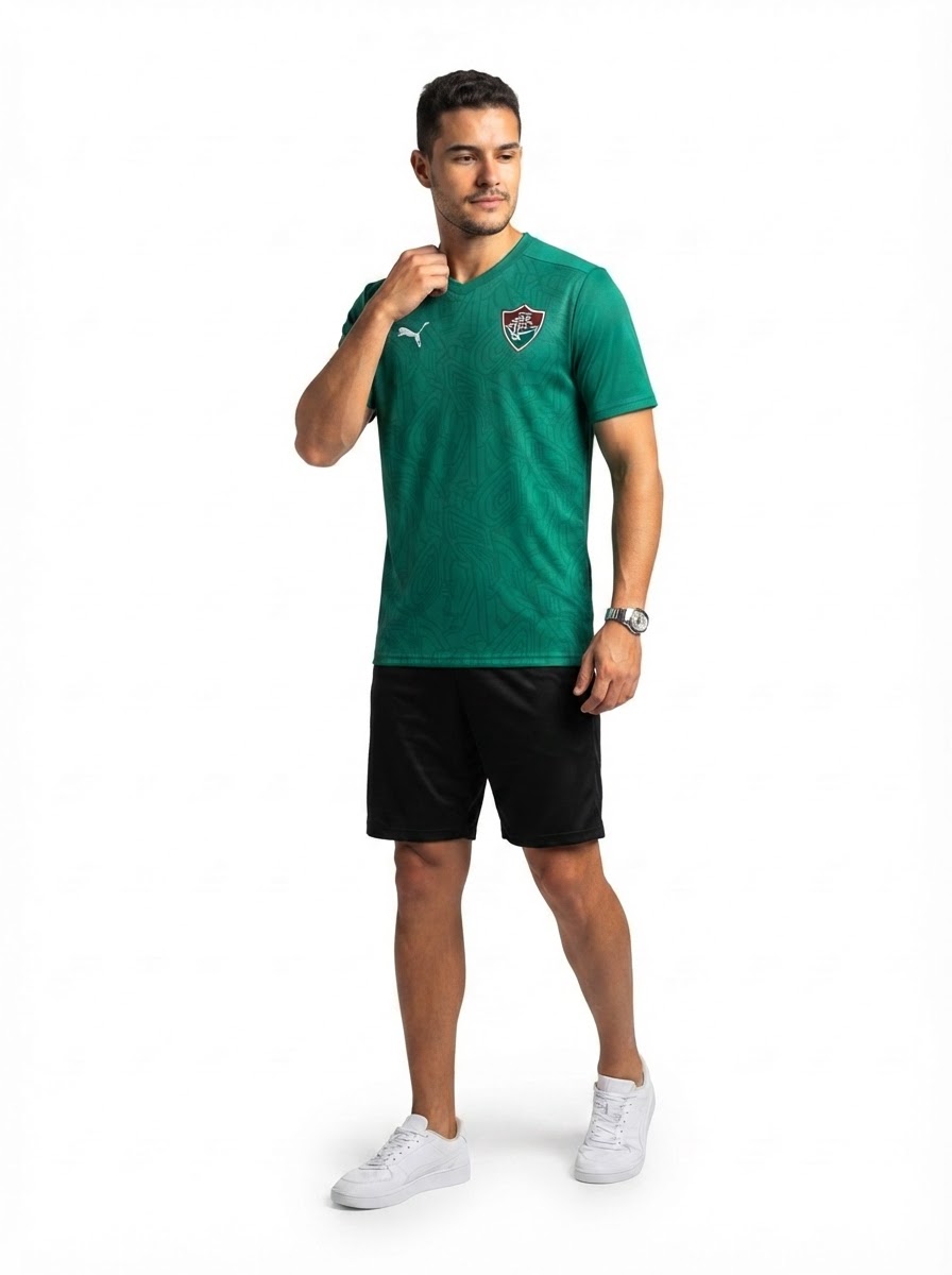 26/27 Fluminense Training Kit Green Jersey
