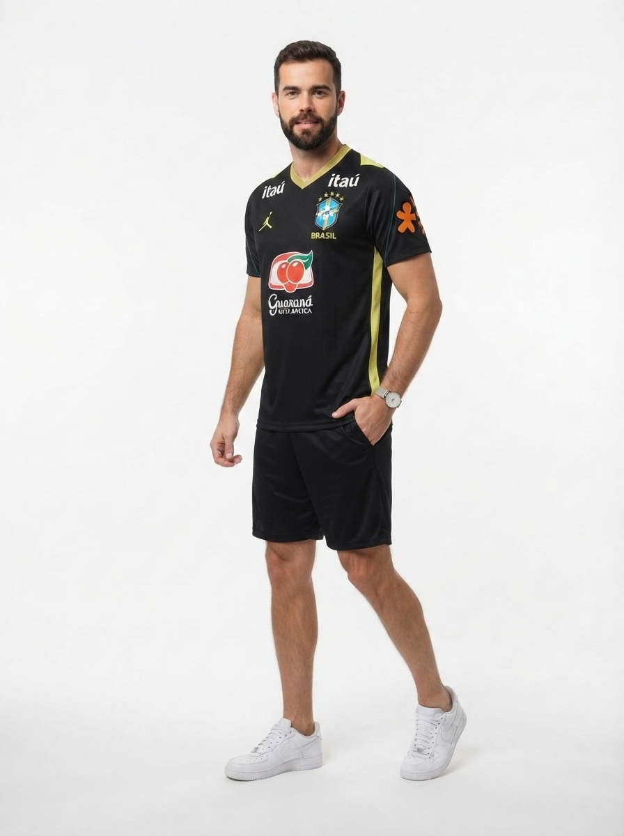 Brazil Training Black 2026 - Player [Slim Fit ]