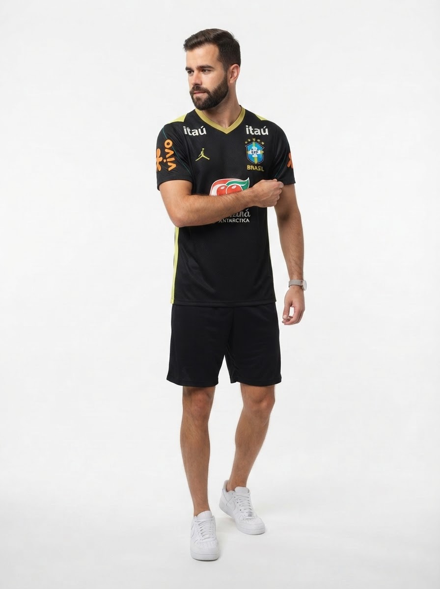 Brazil Training Black 2026 - Player [Slim Fit ]