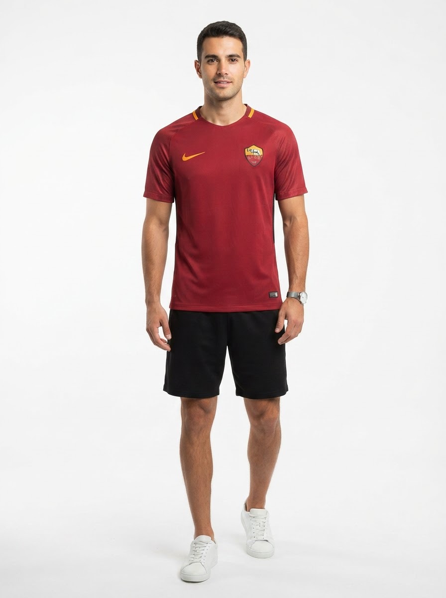 AS Roma 17/18 I Home Jersey - Retro Version
