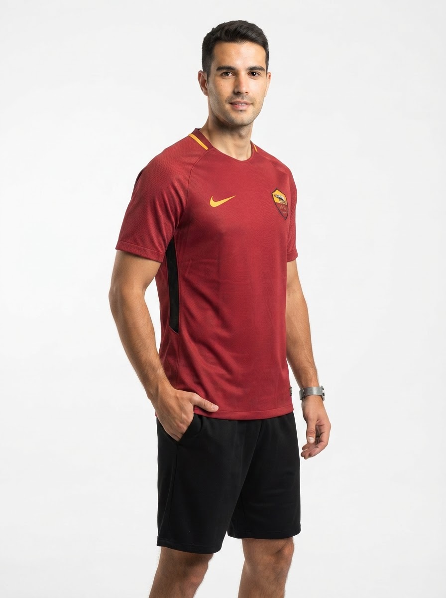 AS Roma 17/18 I Home Jersey - Retro Version