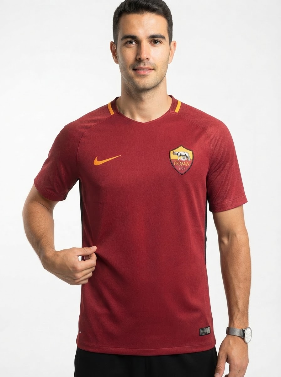 AS Roma 17/18 I Home Jersey - Retro Version