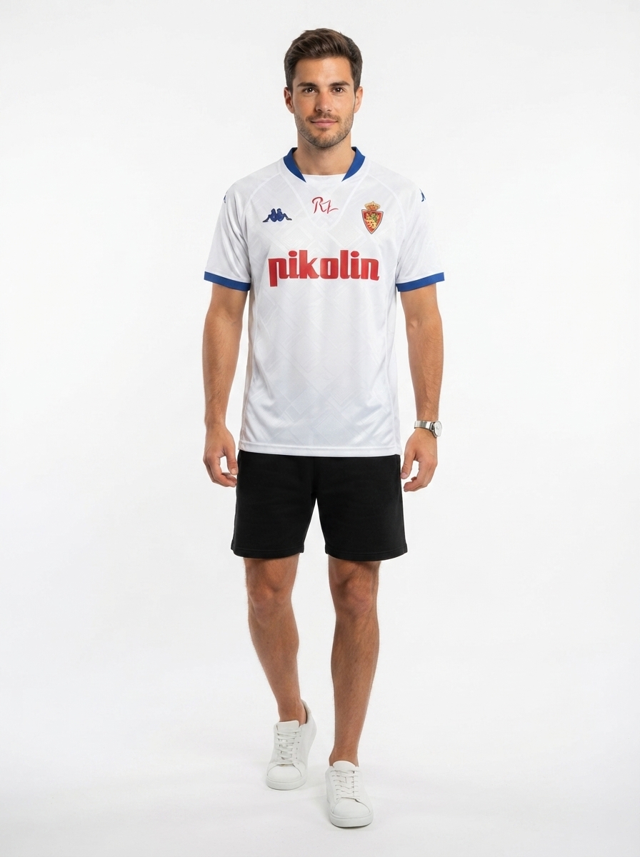 Real Zaragoza 2001/02 Home Retro Jersey