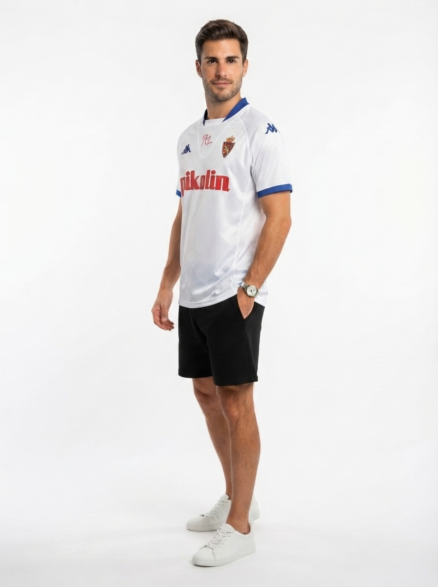 Real Zaragoza 2001/02 Home Retro Jersey