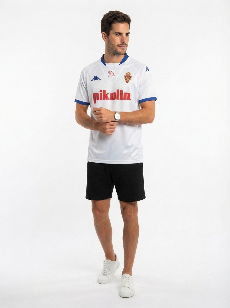 Real Zaragoza 2001/02 Home Retro Jersey