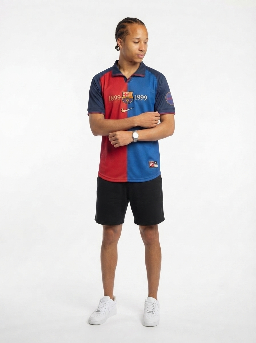 Jersey Retro Barcelona Edição Comemorativa 100 Anos