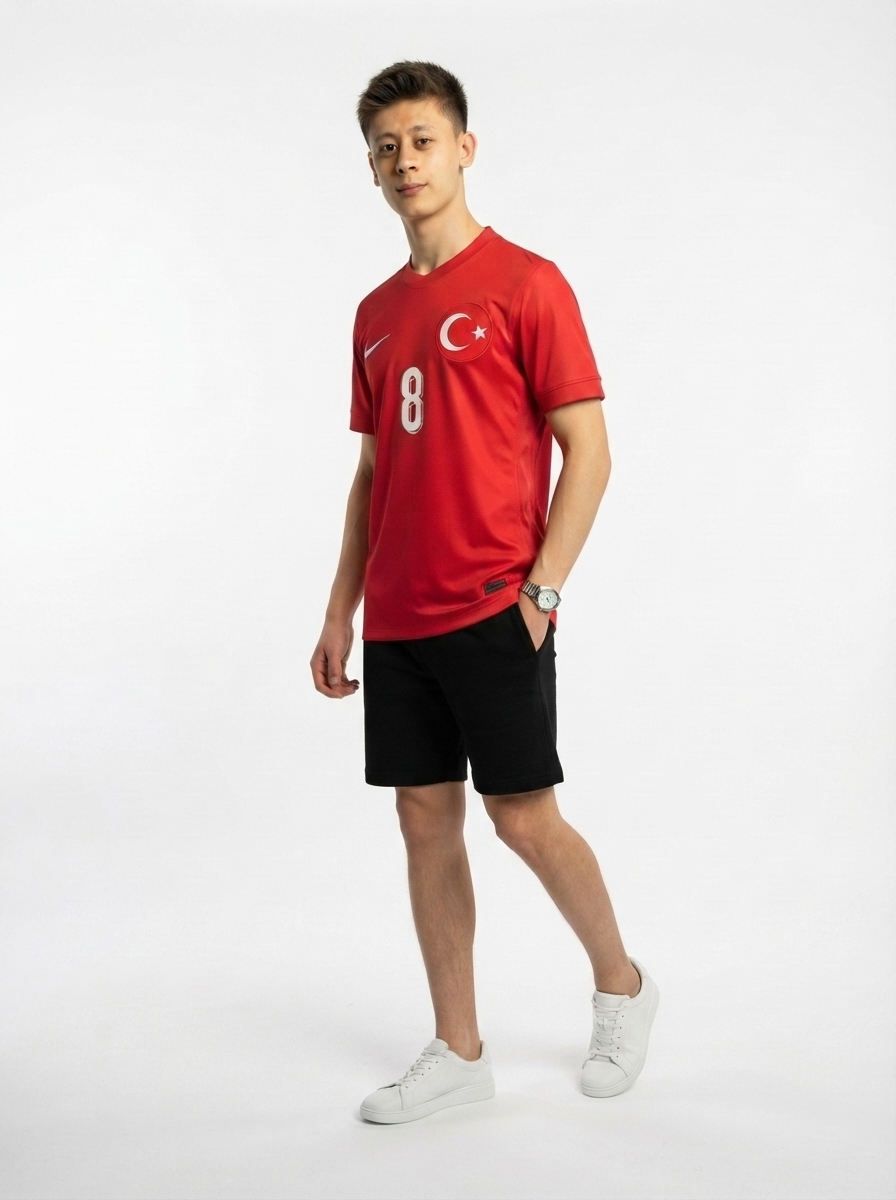 Turkey Arda Güler 8 Away Fan Jersey 2025/26