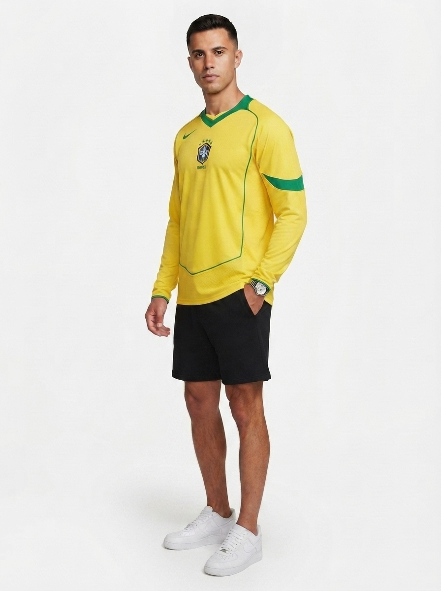 Jersey Retro Brasil 2004 I Longsleeve