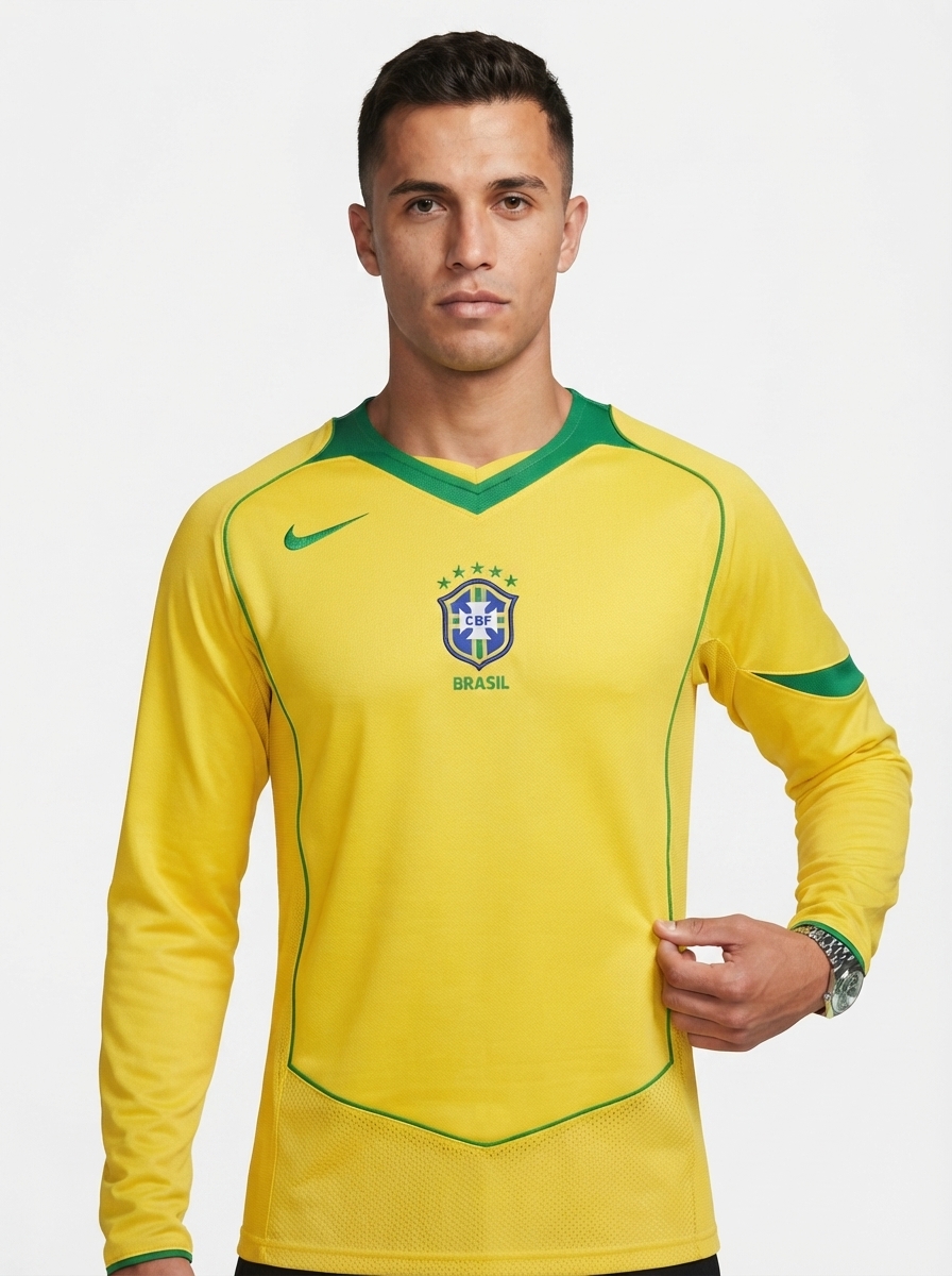 Jersey Retro Brasil 2004 I Longsleeve