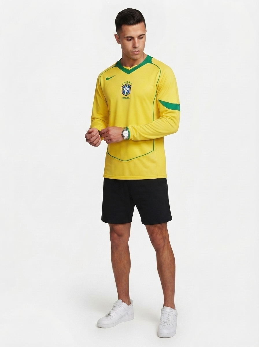 Jersey Retro Brasil 2004 I Longsleeve