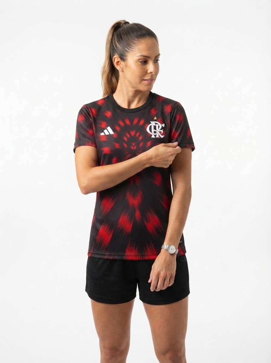 Flamengo 25/26 Pre-Match Jersey Woman - Fan Version
