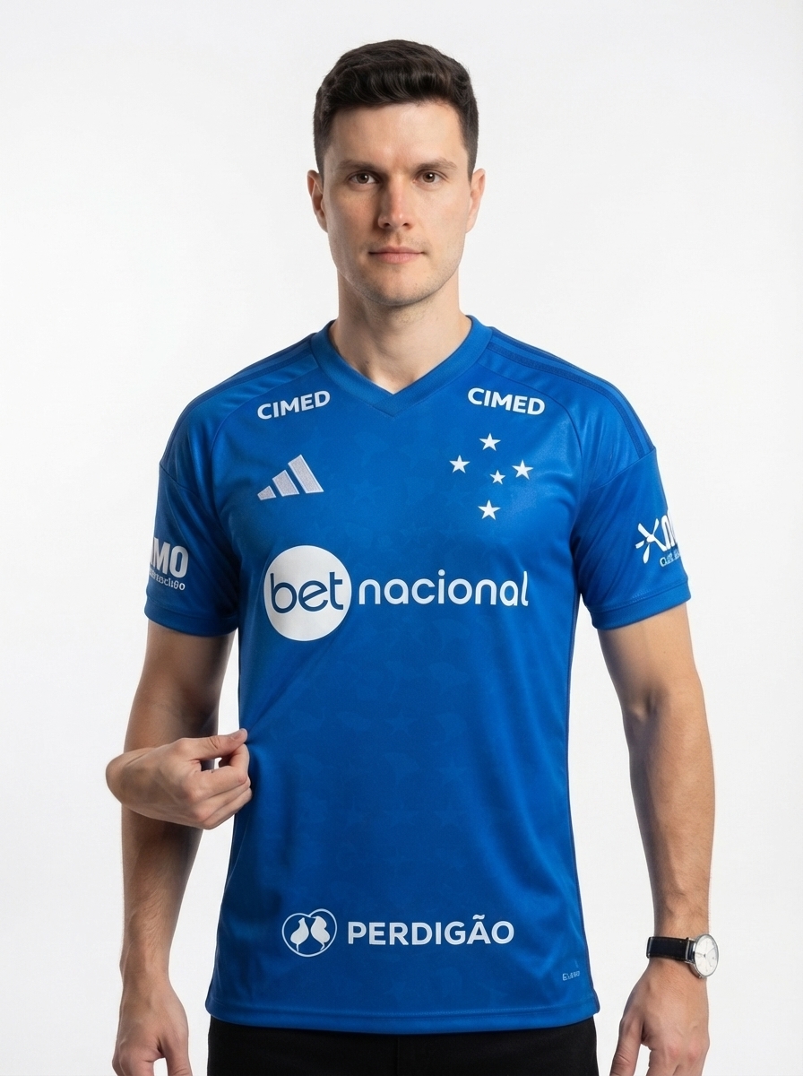 Cruzeiro 2026/27 Home - Fan Version Todos os Patrocinios