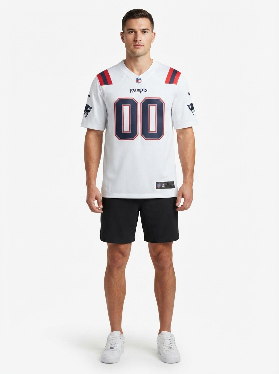 Patriots - Custom Game Jersey - White
