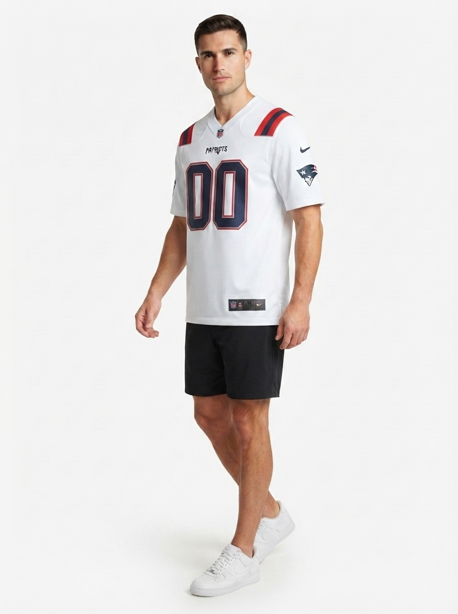 Patriots - Custom Game Jersey - White