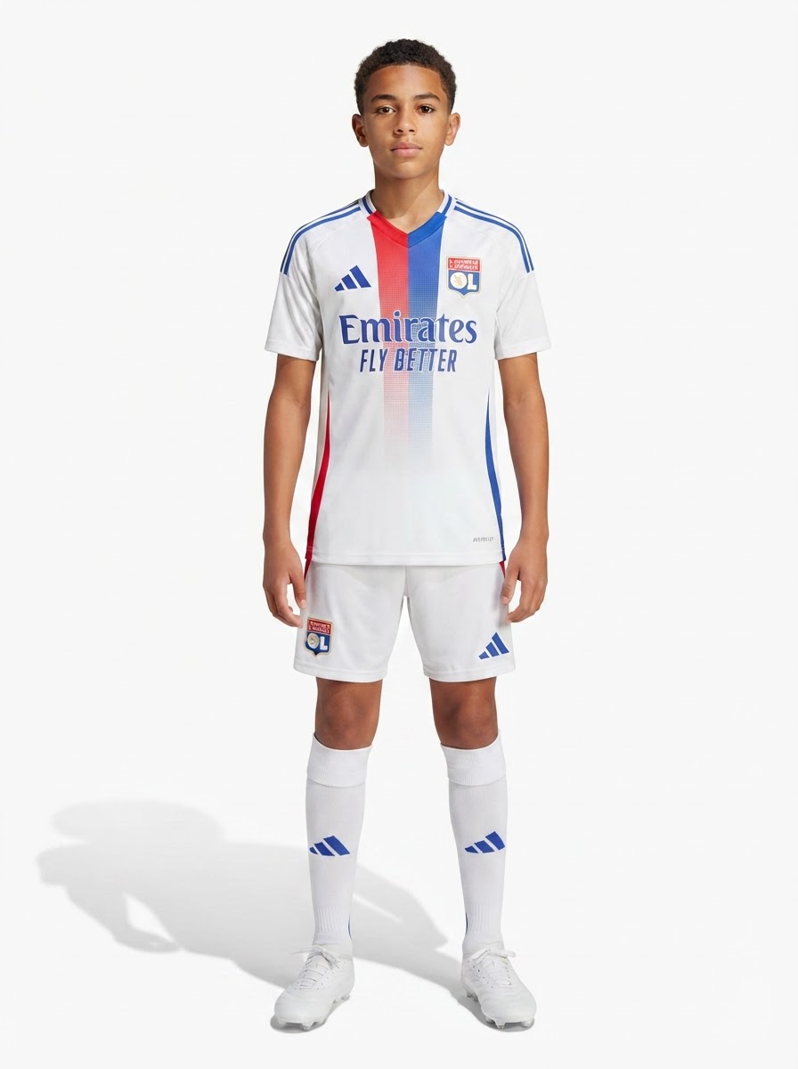 Kids KIT Olympique Lyonnais Home Jersey 2024/25