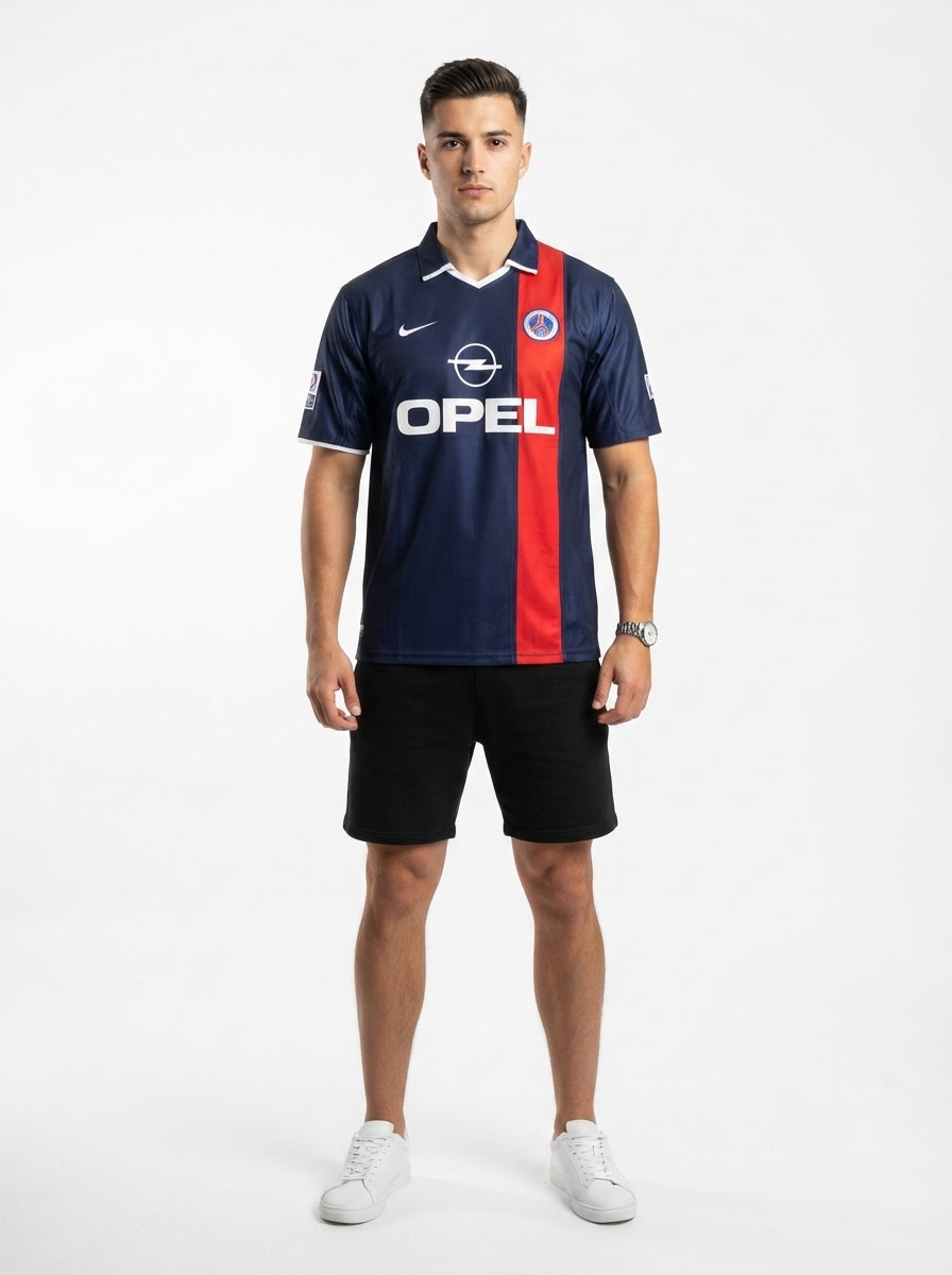 PSG Ronaldinho Retro 2001/02 Home Fan Jersey Paris Saint-Germain
