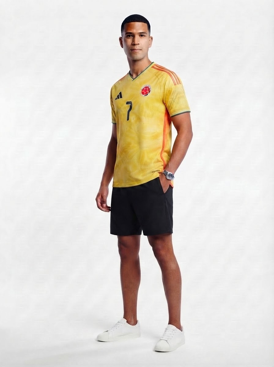 Colombia 2025/26 Home #7 Luis Diaz - Fan Version