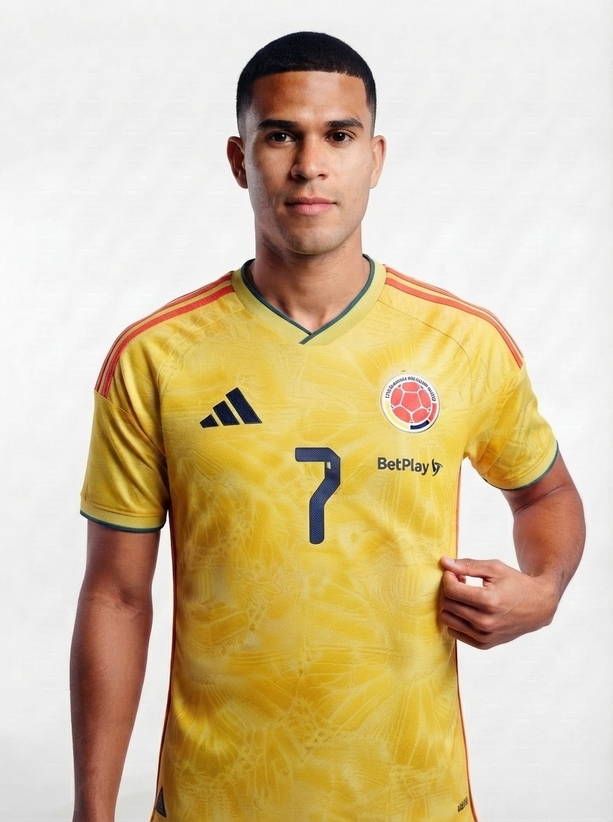 Colombia 2025/26 Home #7 Luis Diaz - Fan Version
