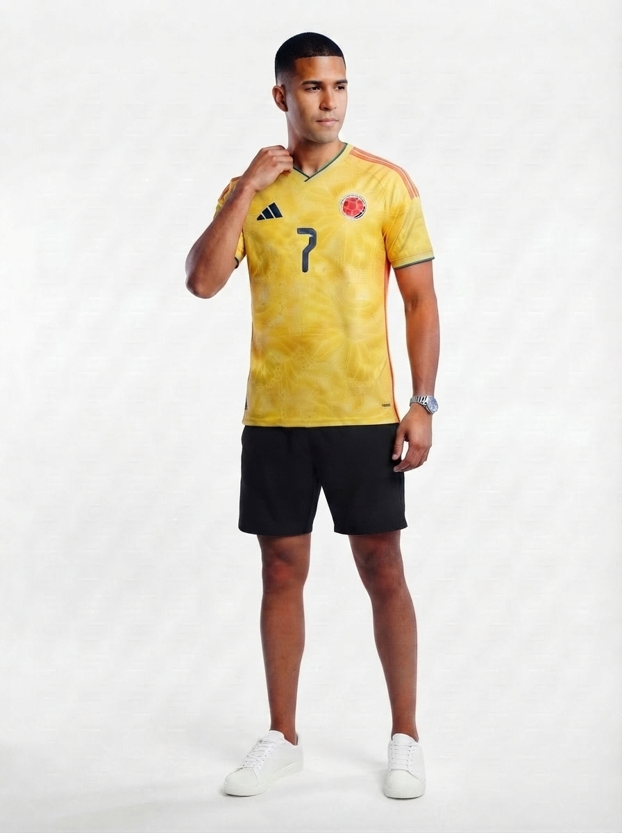 Colombia 2025/26 Home #7 Luis Diaz - Fan Version