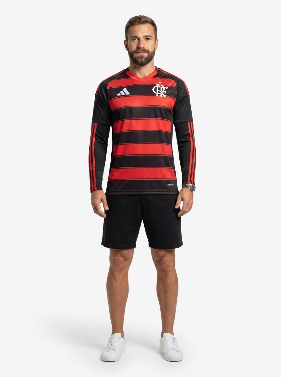 Jersey Long Sleeve Flamengo 2025/26 I