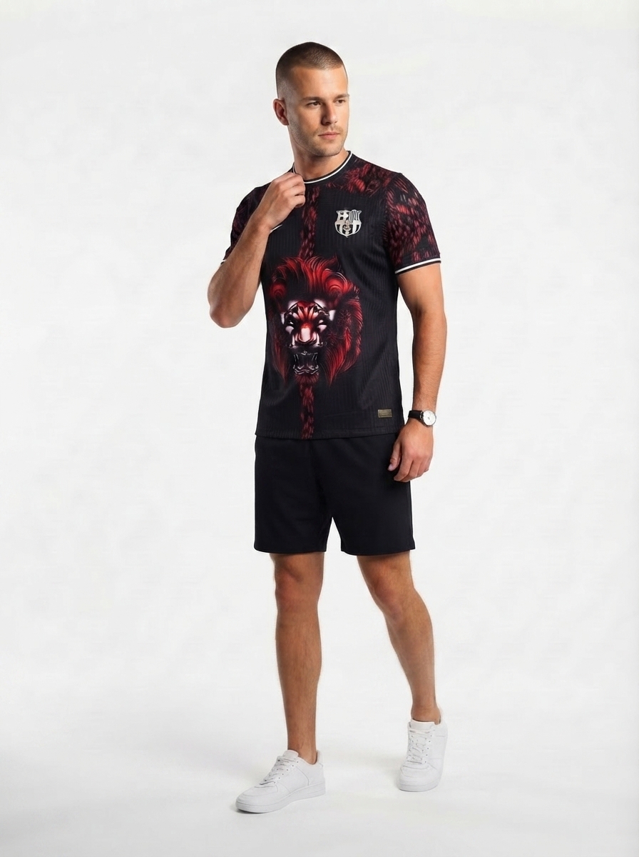 Barcelona 25/26 Lion Edition Jersey - Red - Player Version - Slim Fit