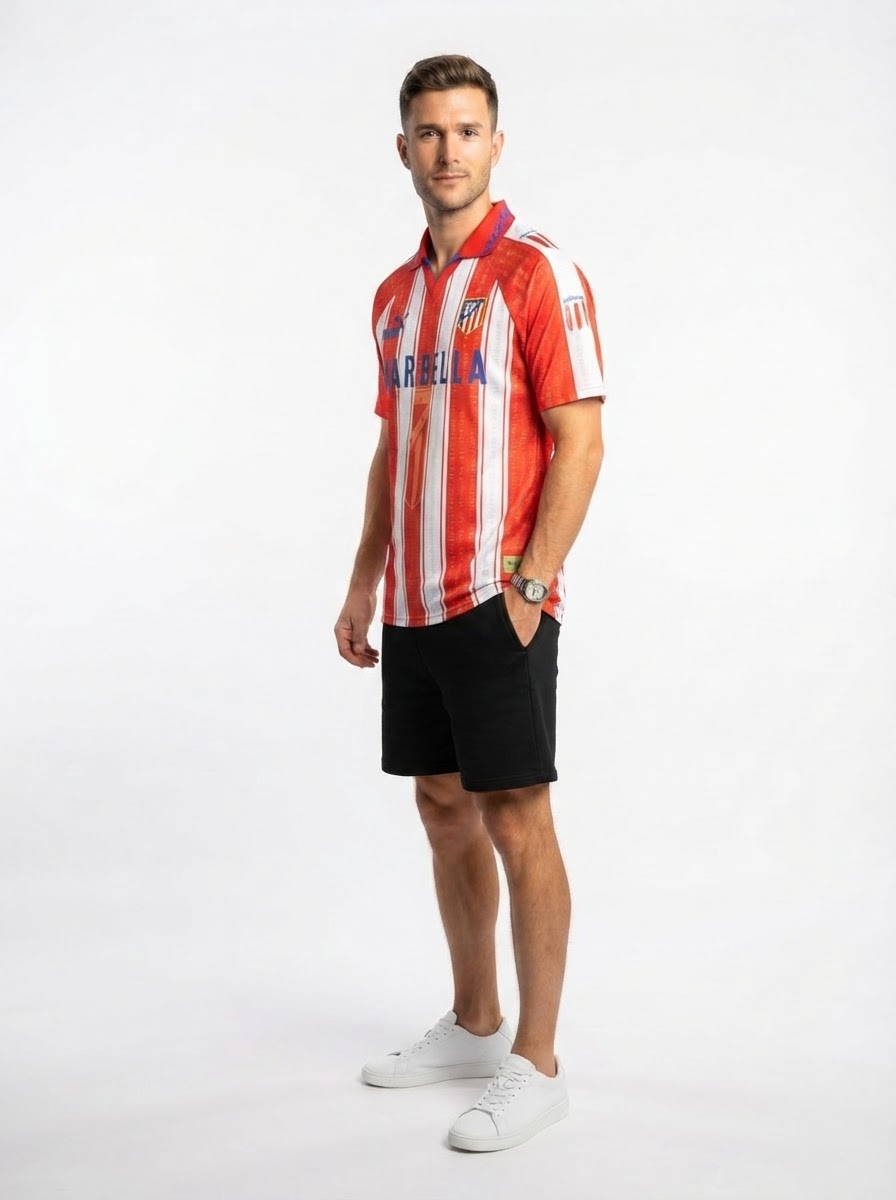 Atletico Madrid 95/96 I Home Jersey - Retro Version