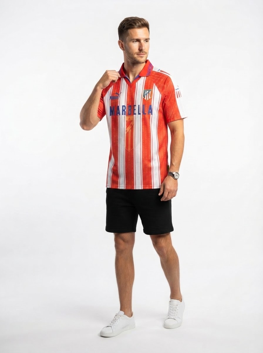 Atletico Madrid 95/96 I Home Jersey - Retro Version