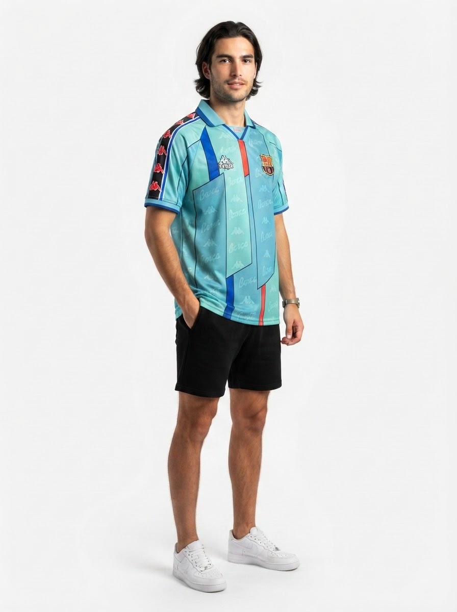 Barcelona 96/97 II Away Jersey - Retro Version