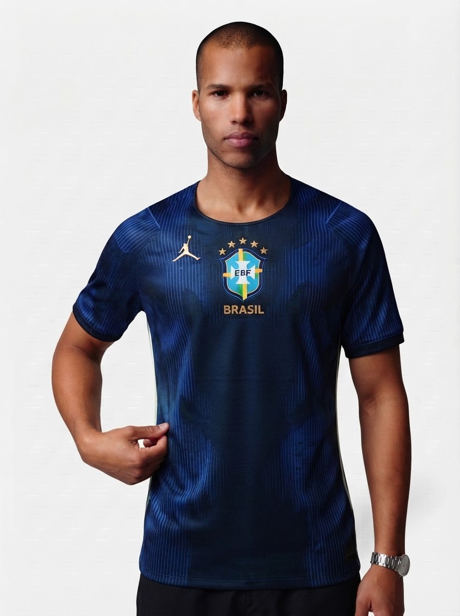 Brazil Away Blue 2026 - Brasil Fan Version World Cup 2026