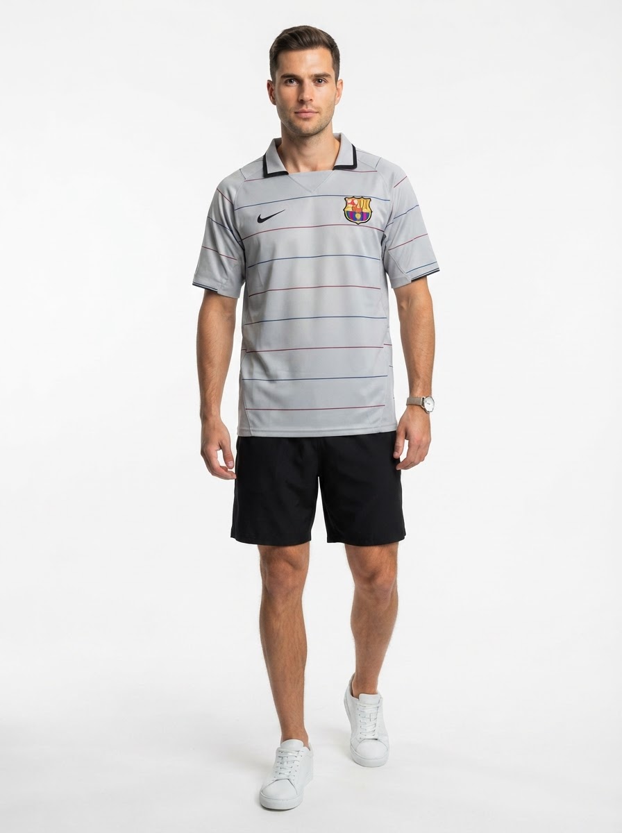 Barcelona 03/04 II Away Jersey - Retro Version