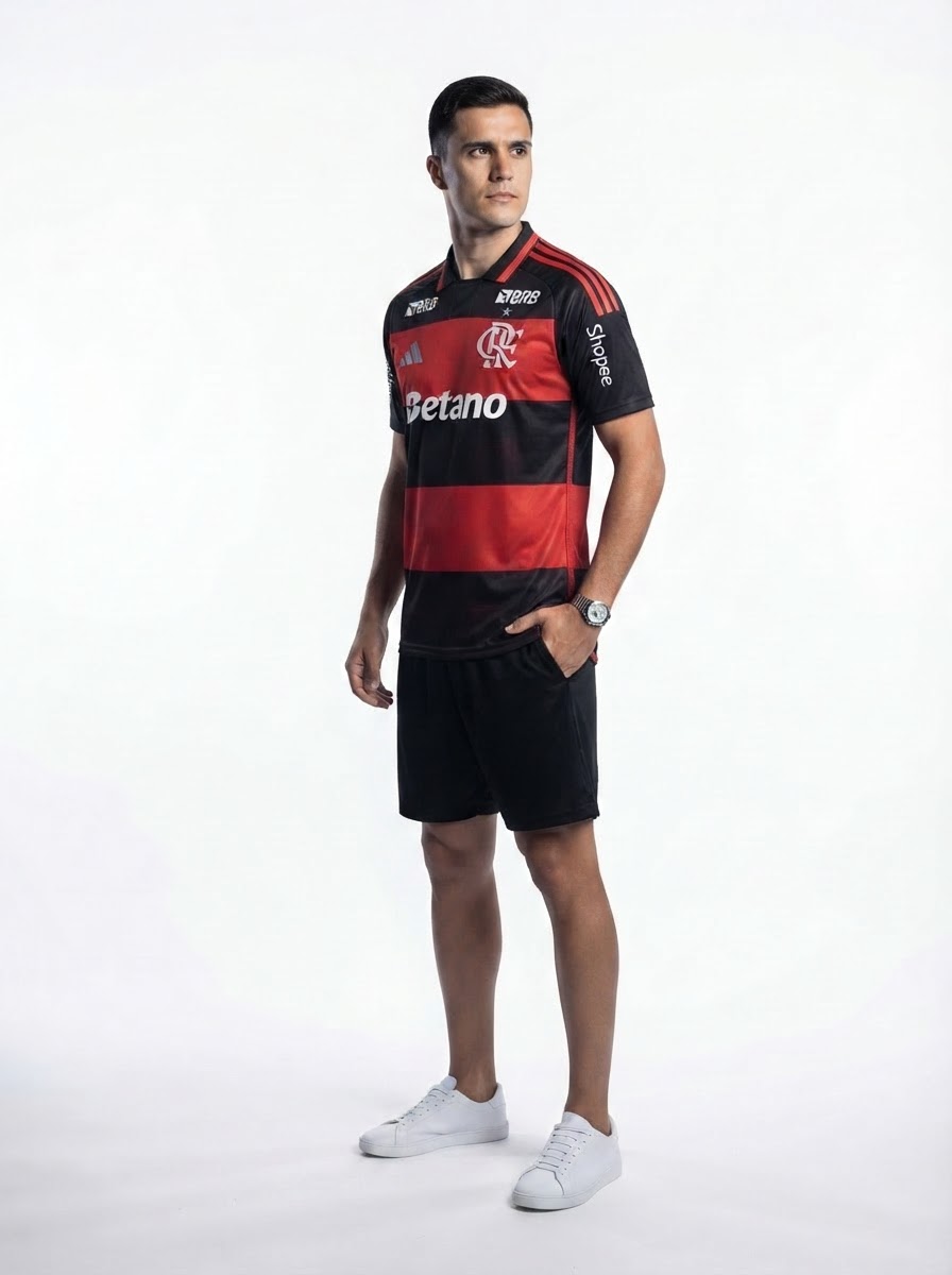 Flamengo Home Authentic Player 2026 - [Slim Fit] Full Sponsor