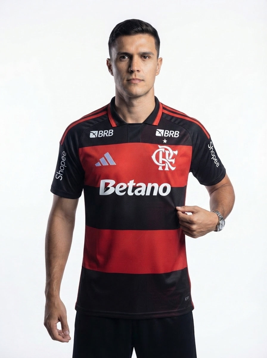 Flamengo Home Authentic Player 2026 - [Slim Fit] Full Sponsor