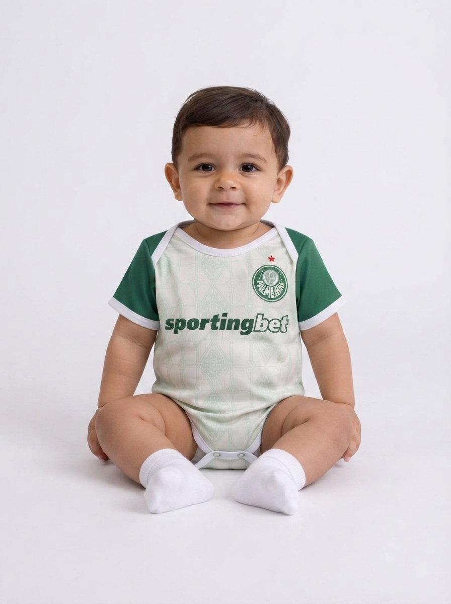Body Baby Palmeiras 25/26 White