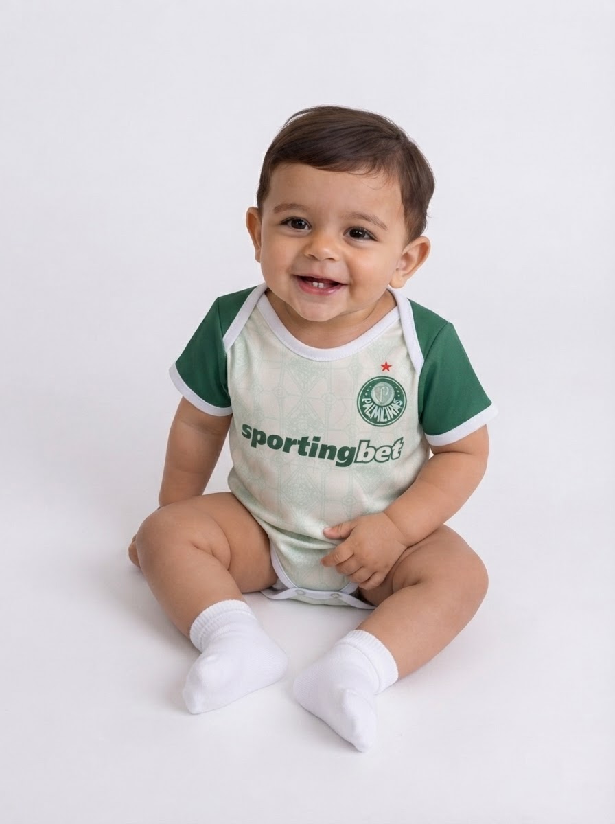 Body Baby Palmeiras 25/26 White
