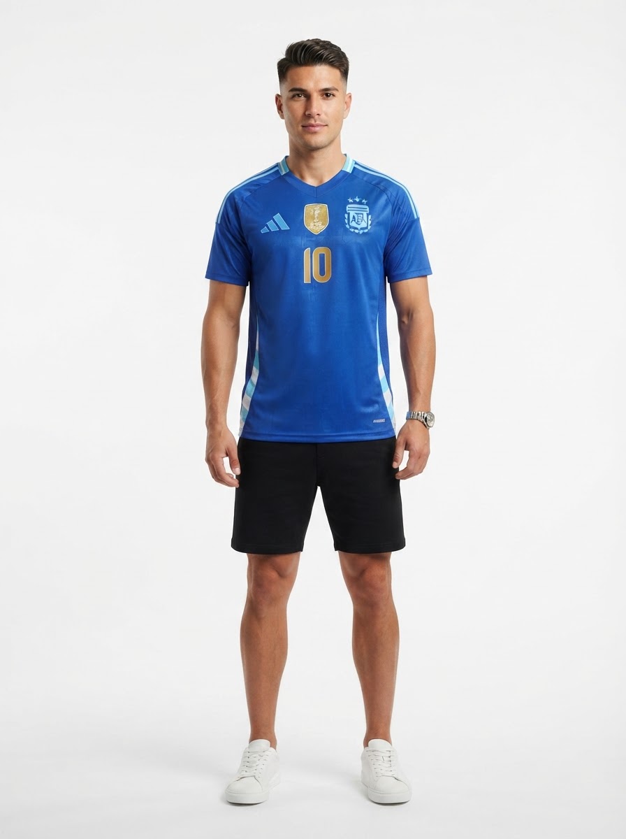 Argentina Away Jersey 2024/25 Messi 10
