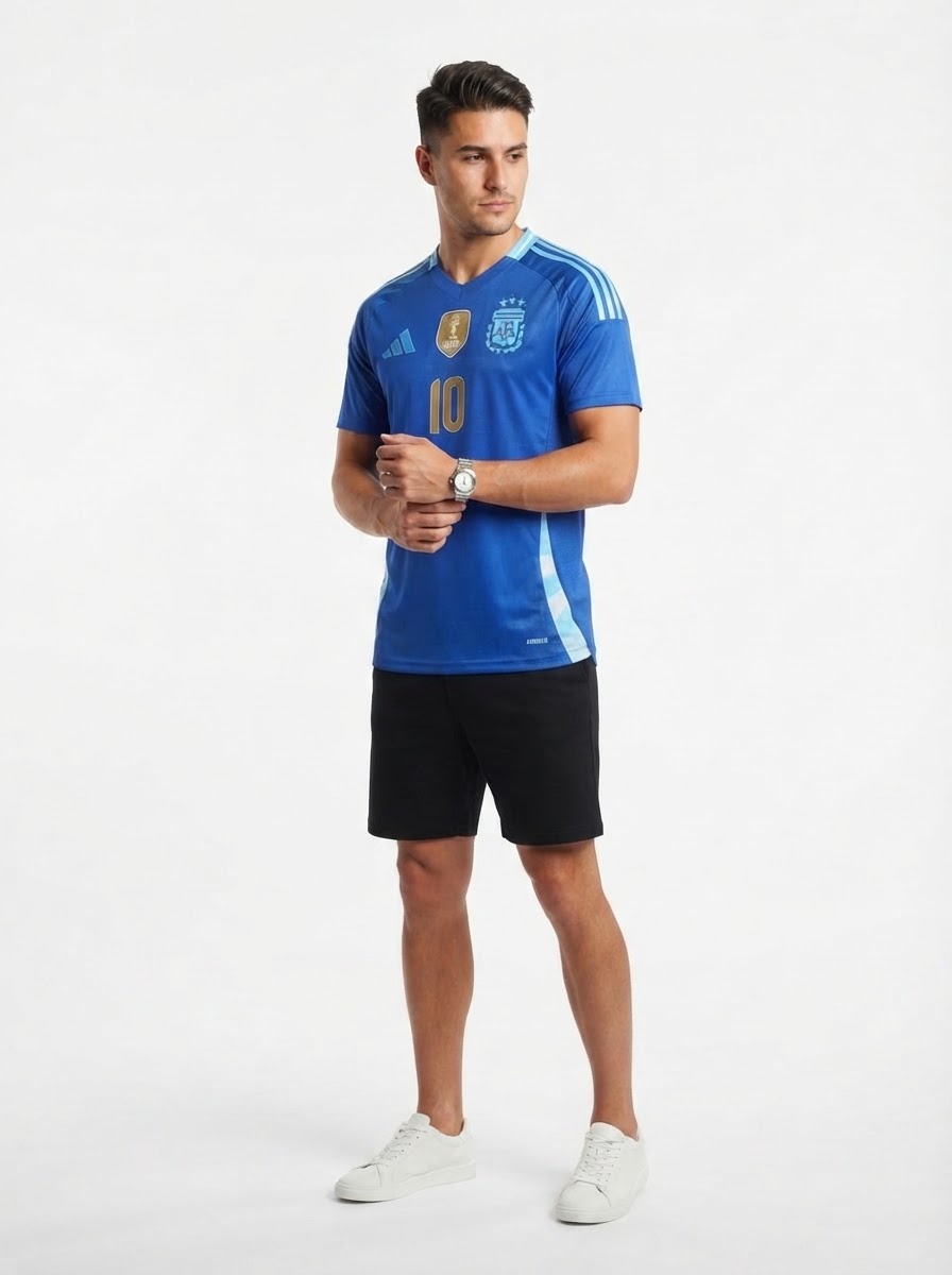 Argentina Away Jersey 2024/25 Messi 10