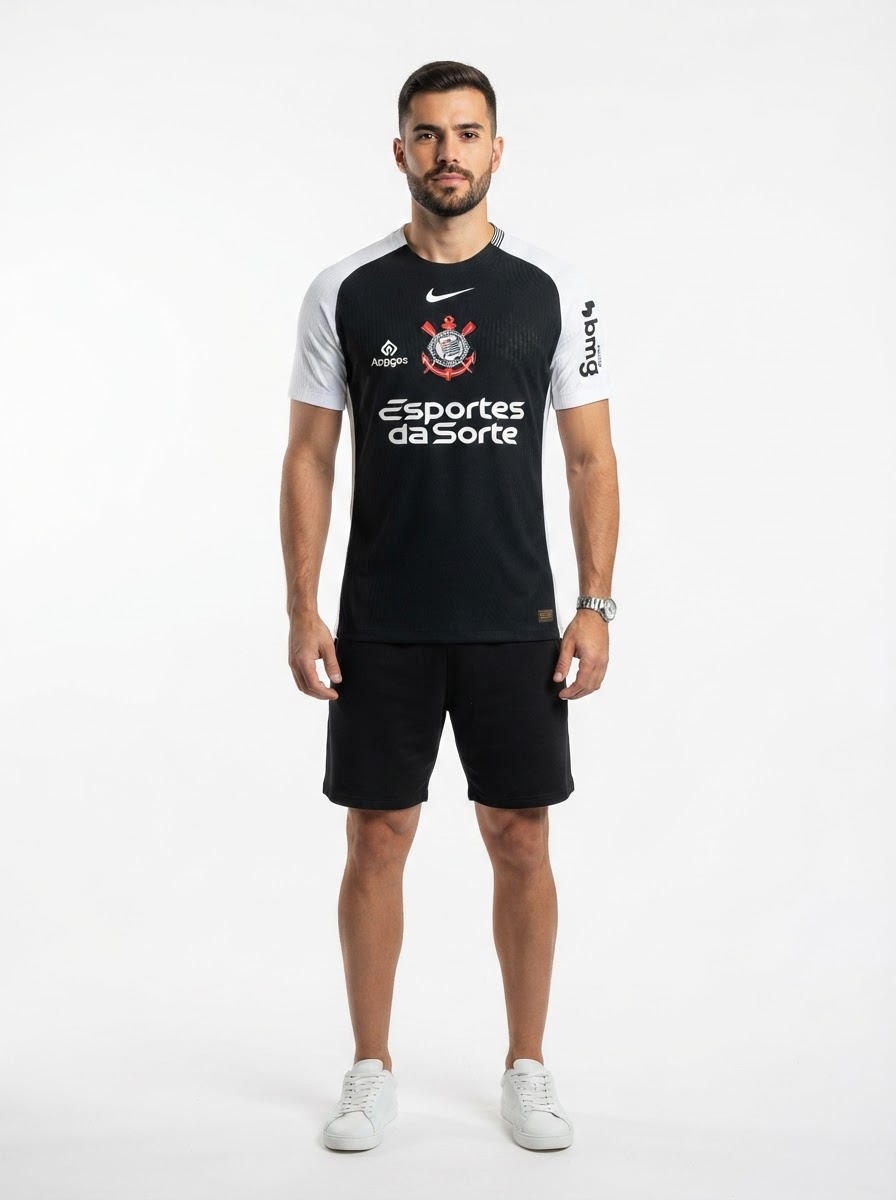Jersey Corinthians 2025/26 II Player [Slim Fit] with Sponsors [Slim Fit]