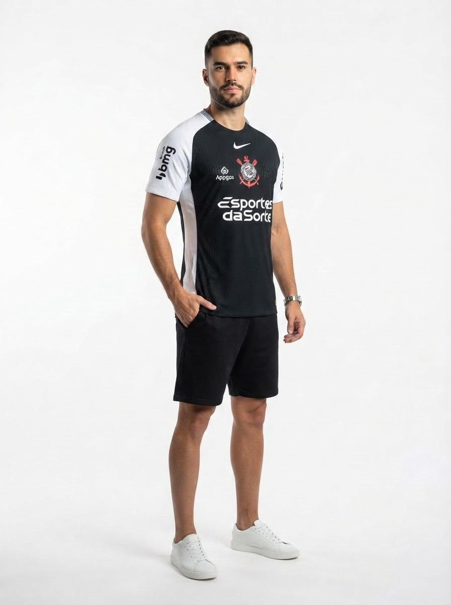 Jersey Corinthians 2025/26 II Player [Slim Fit] with Sponsors [Slim Fit]