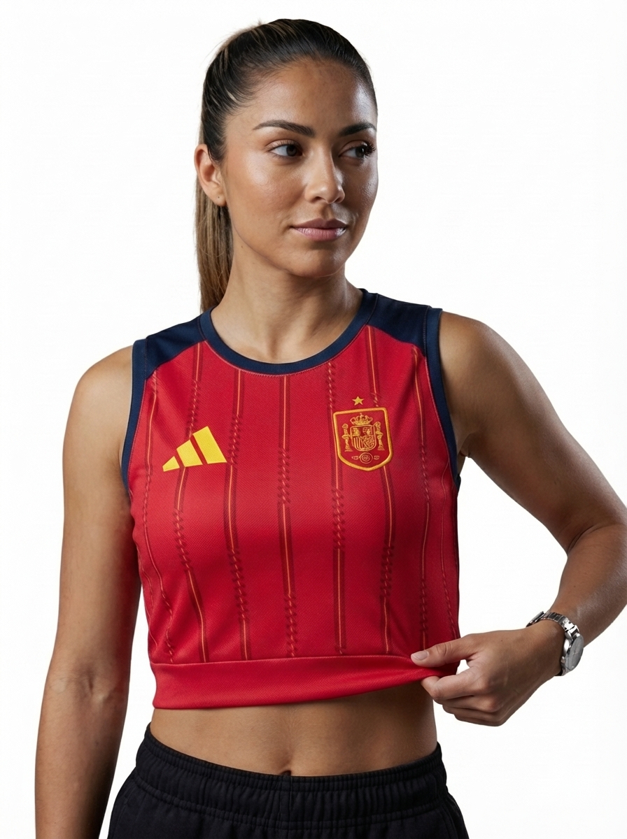 Spain 2026 Home Women's Vest Cropped