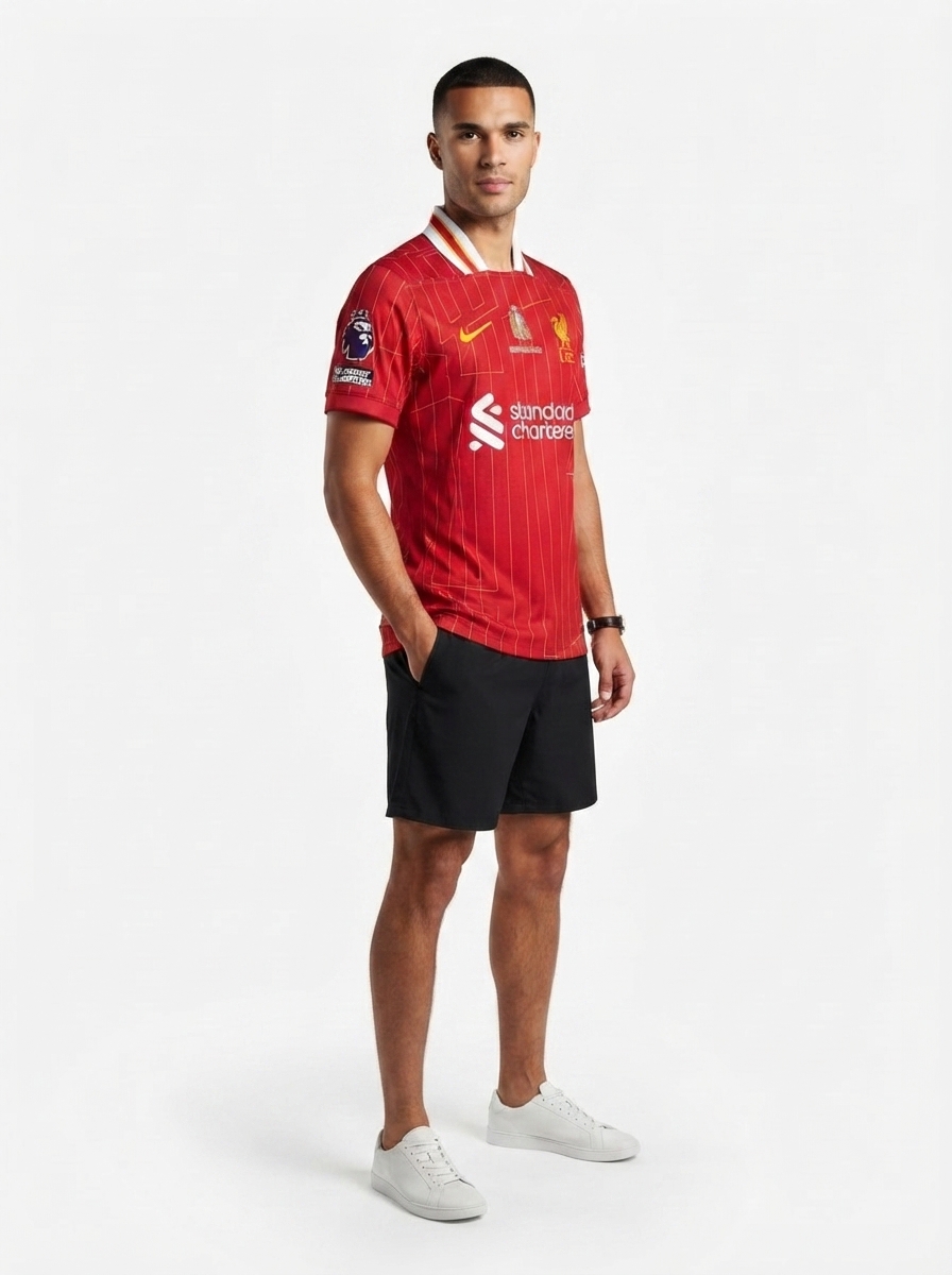 Liverpool Home Fan Jersey 2025/26 Trophy Print