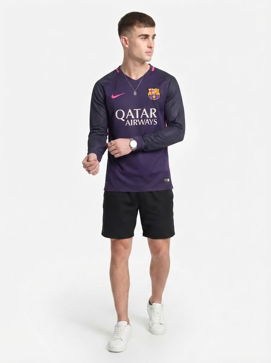 Jersey Retro Barcelona 2016/17 I Longsleeve