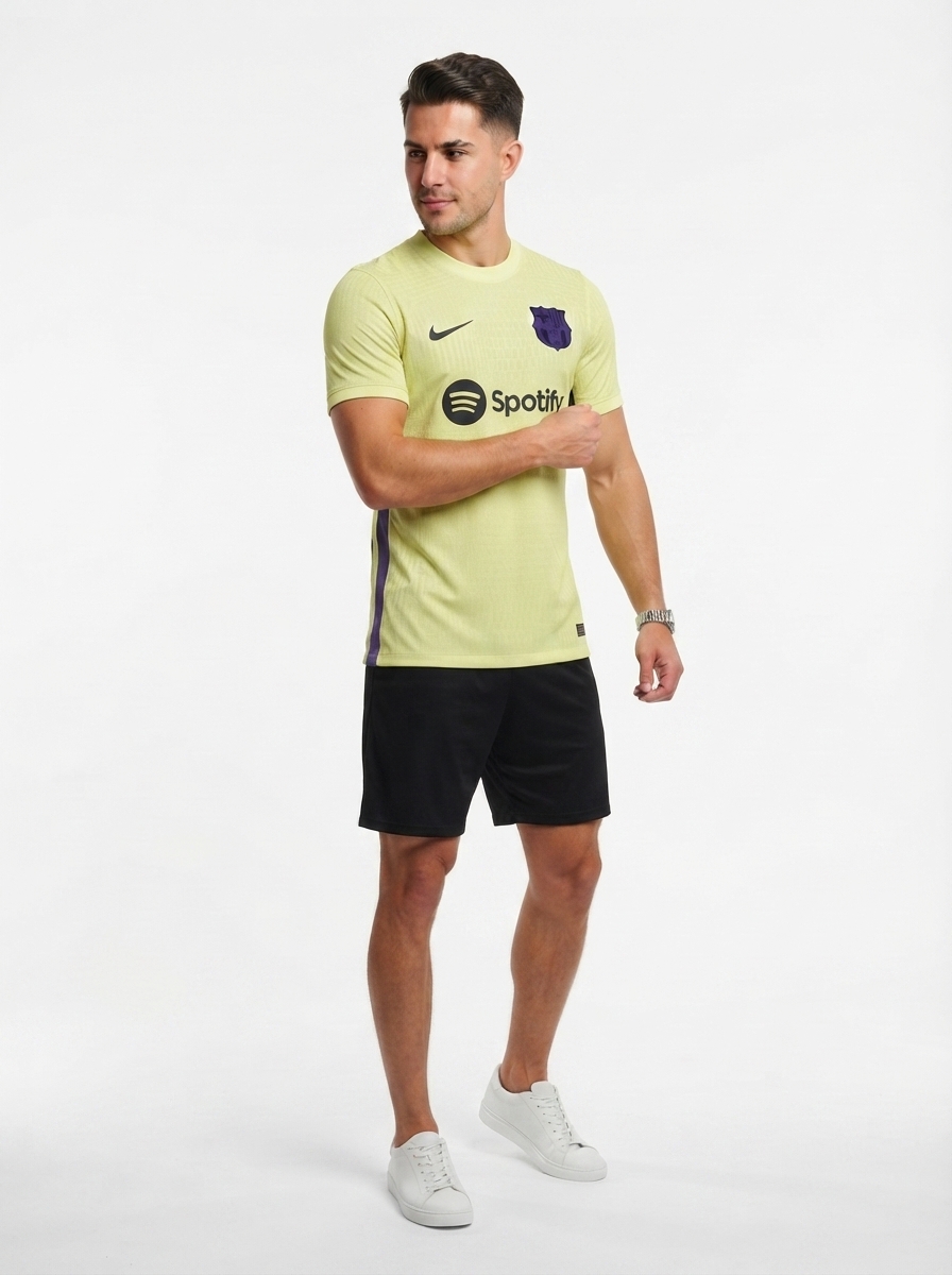Barcelona 25/26 Special Edition Jersey - Light Yellow - Player Version - Slim Fit