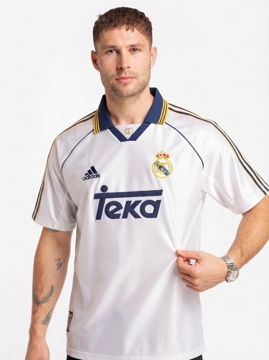 Real Madrid Teka Retro 1999/00 Home
