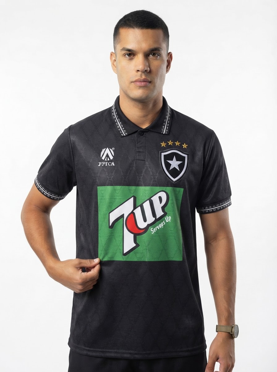 Jersey Botafogo 1995 Retrô Black