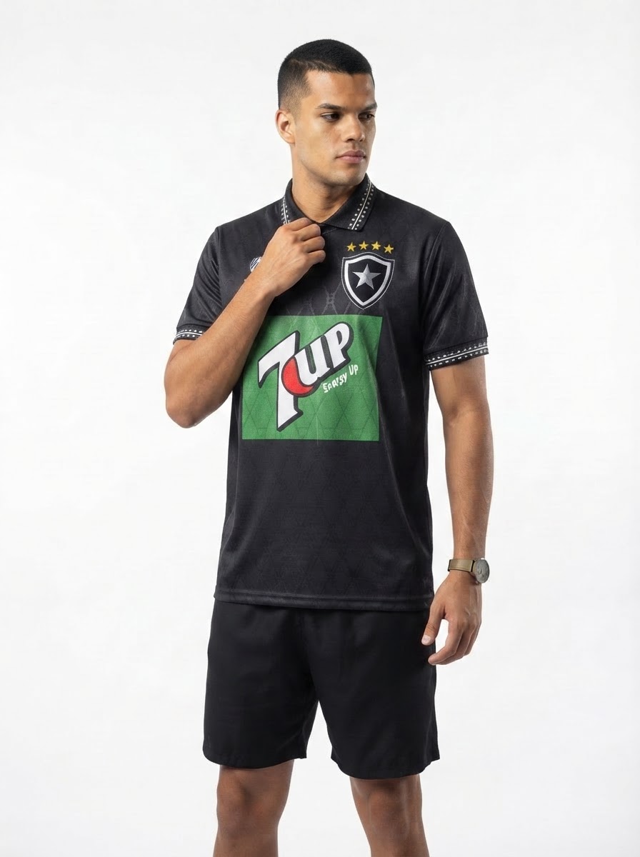Jersey Botafogo 1995 Retrô Black
