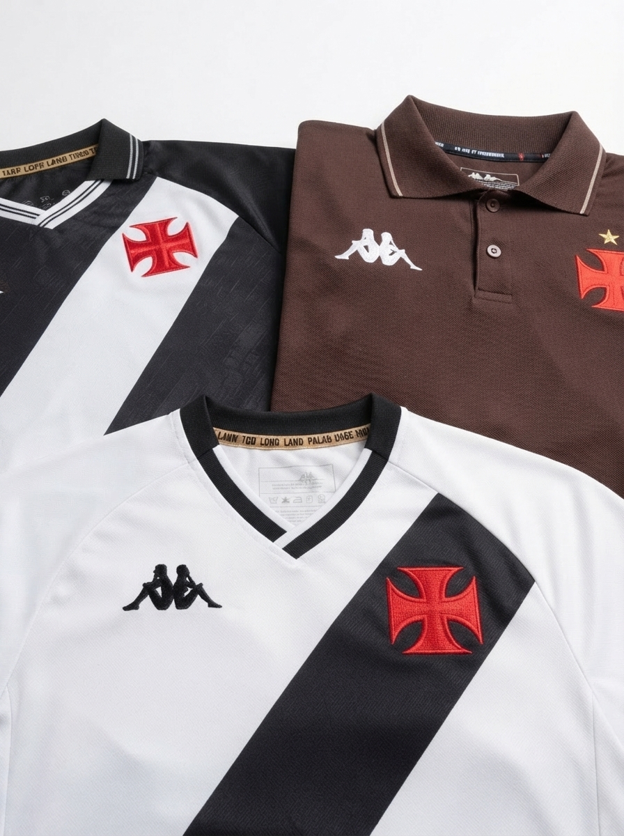 Vasco da Gama Home, Away e Third 2025/26 - Kit 3 - Fan Version
