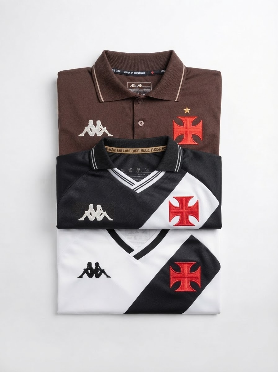 Vasco da Gama Home, Away e Third 2025/26 - Kit 3 - Fan Version